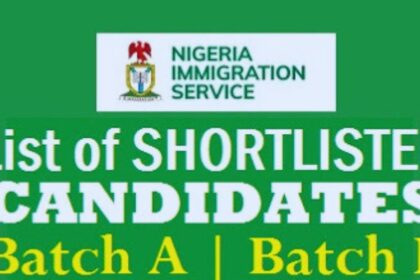 CDCFIB Immigration Shortlisted NIS Candidates 2024