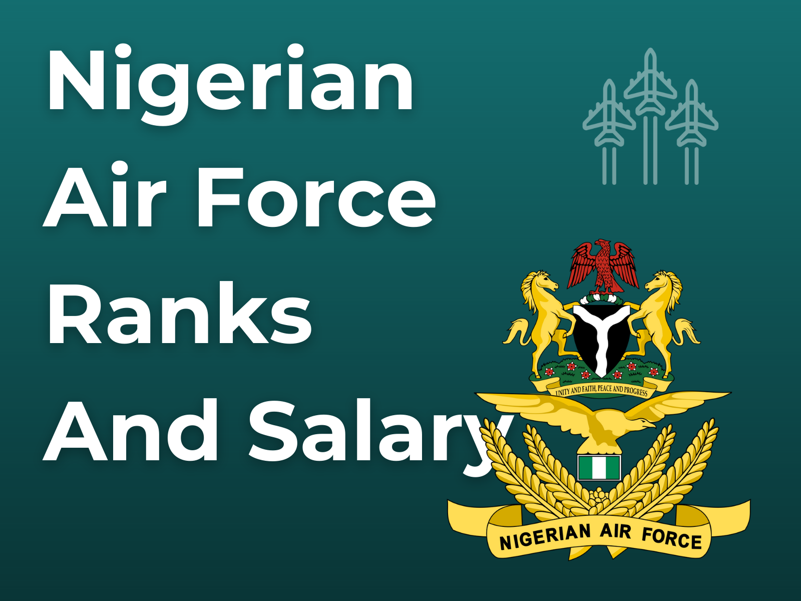 Nigerian Air Force Ranks and Salary Structure